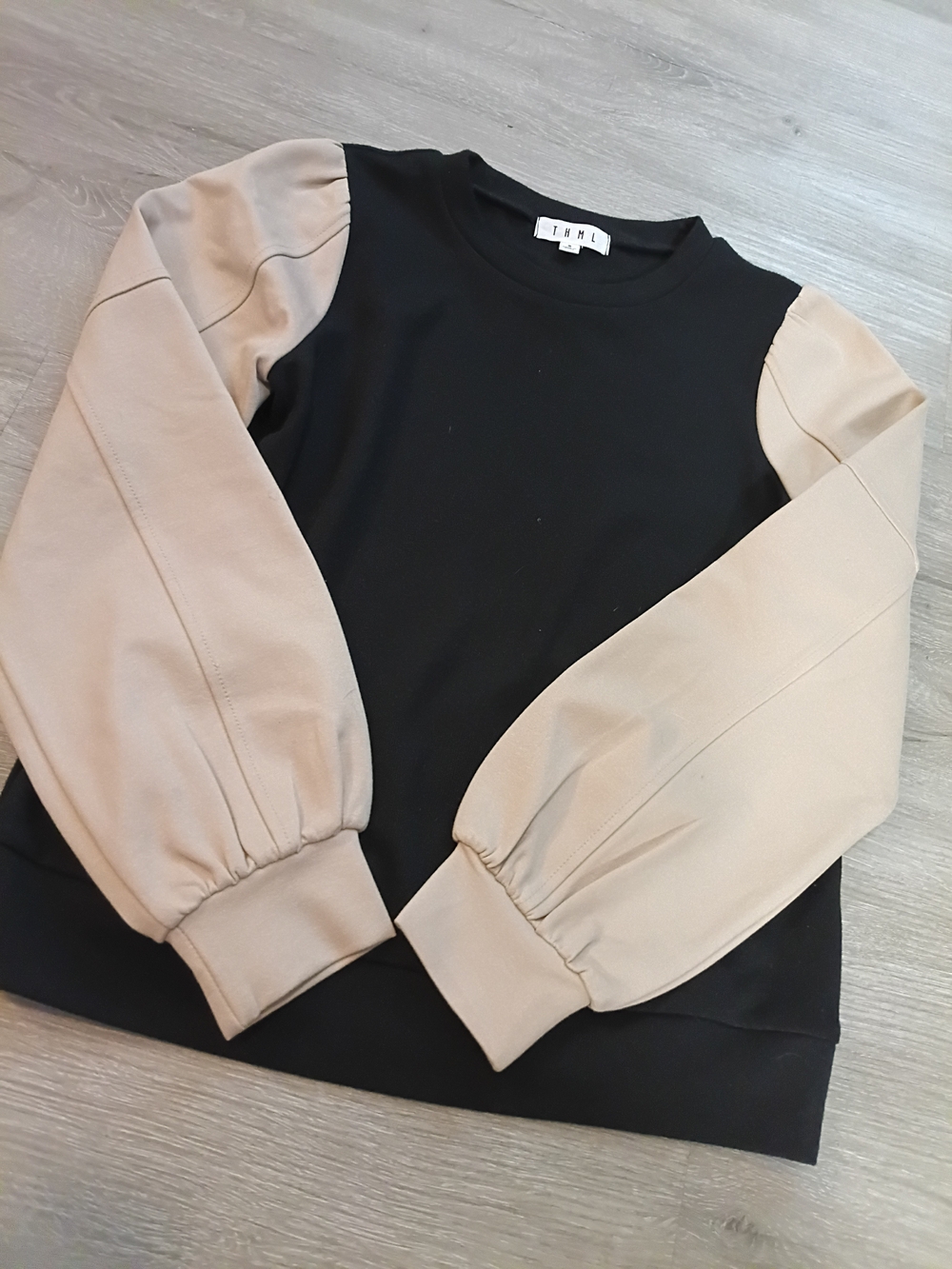 THML Block Sleeve Sweater